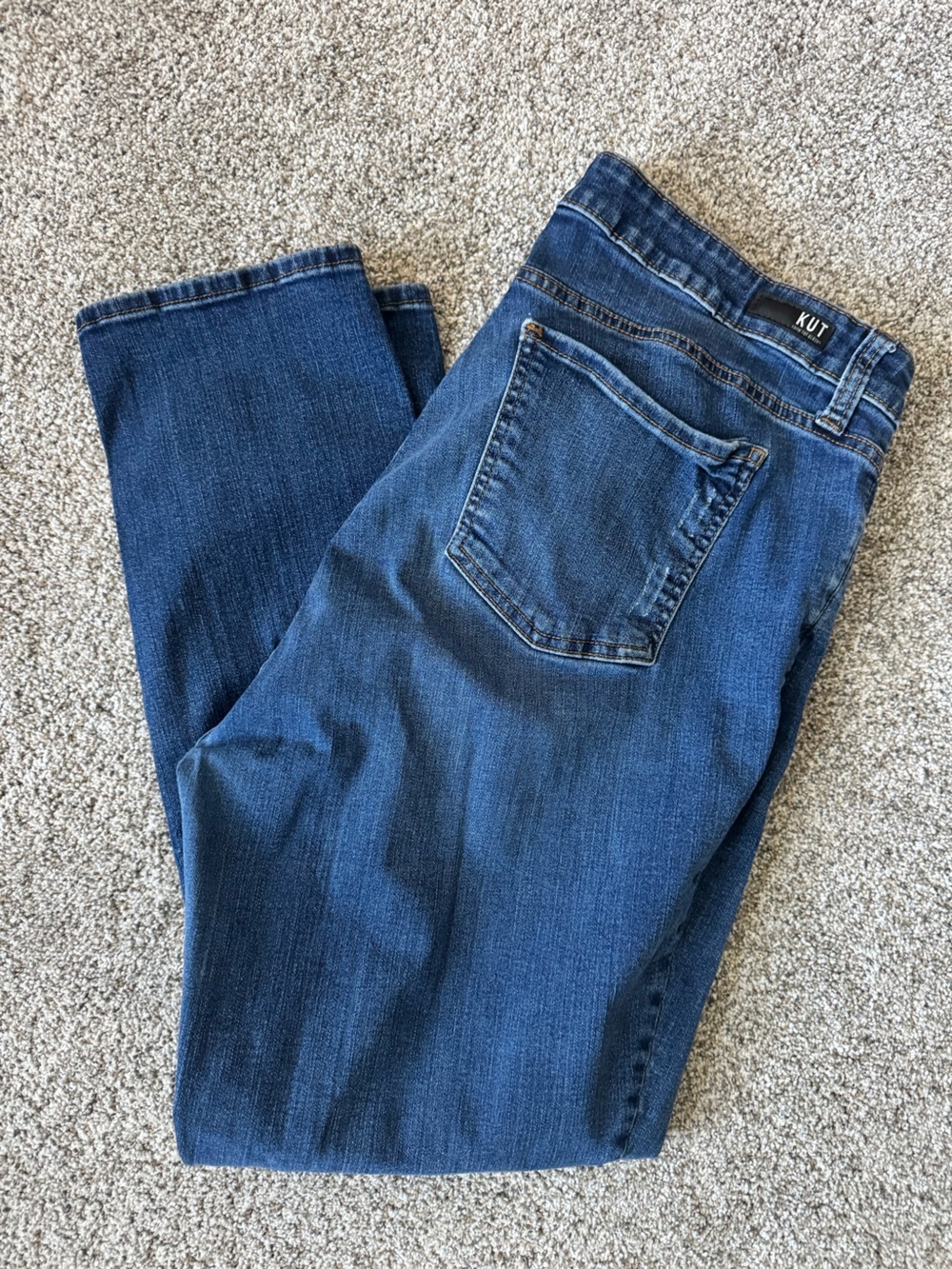 Kut from the Kloth Dark Blue Relaxed Jeans